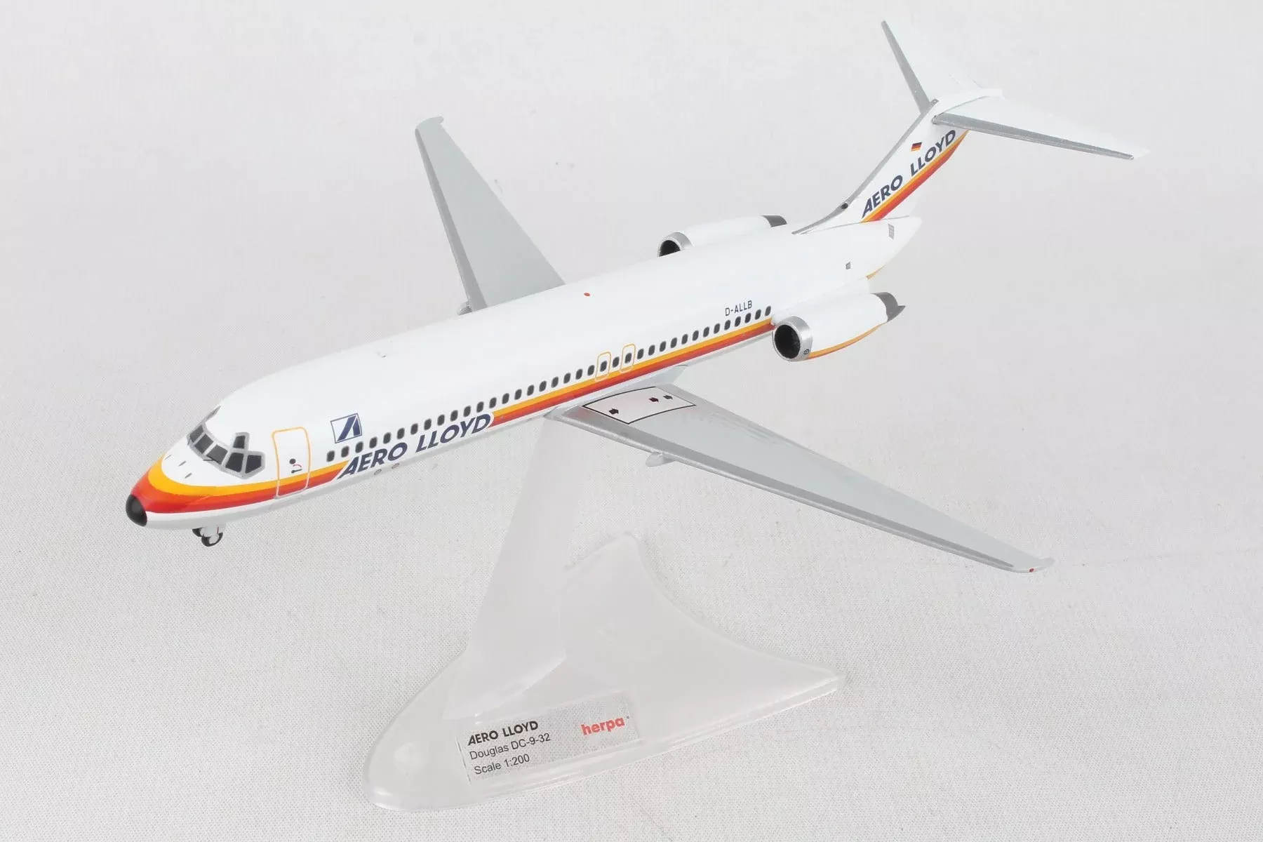 Herpa Wings HE571012 Aero Lloyd Dc-9-30 1/200