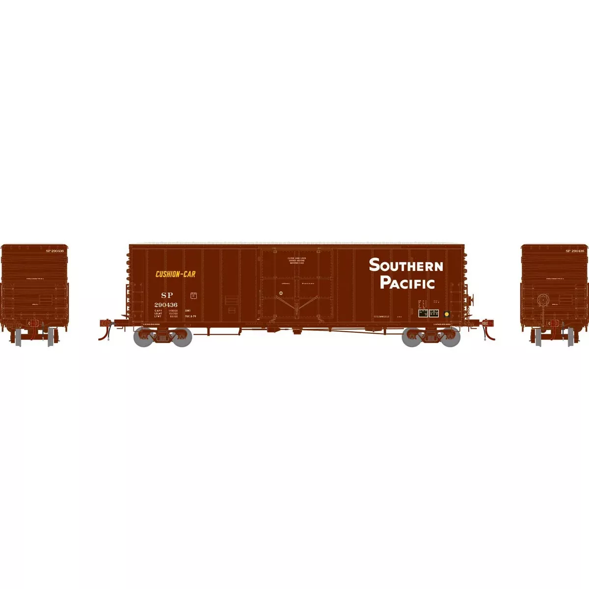 HO 50' PC&F Smth Box w/10'6 Dr,SP/Cushion #290436