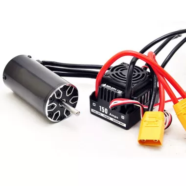 HoBao 89420WP-1 Waterproof ESC 150A w/XT90 Plug & 2000KV Motor Combo Set