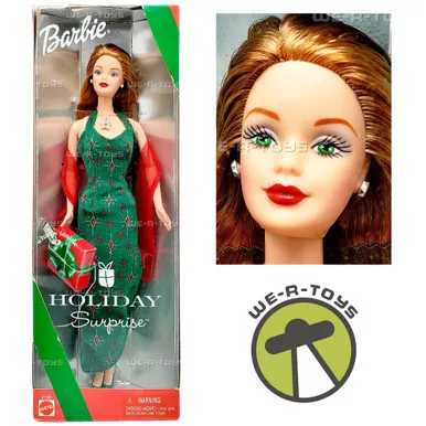 Holiday Surprise Barbie Doll 2000 Mattel 27290