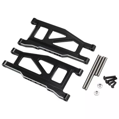 Hot Racing RUF5501 Aluminum Lower Arms : Rustler 4x4