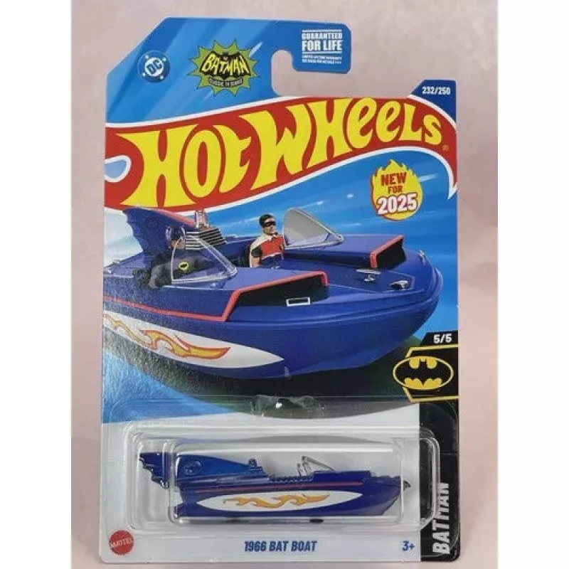 Hot Wheels 2025 HW Batman Series 5/5 Classic 1966 TV Series Bat Boat