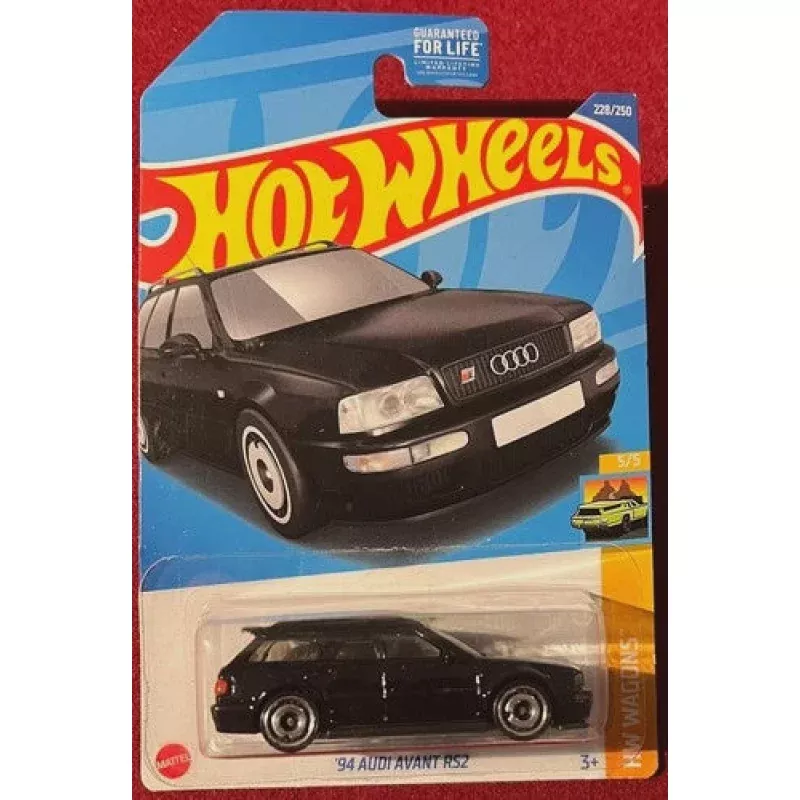 HOT WHEELS '94 AUDI AVANT RS2 228/250 BLACK 5/5
