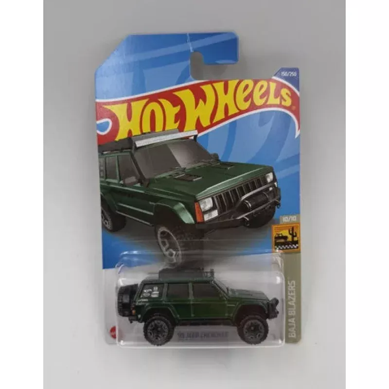 Hot Wheels 95 Jeep Cherokee #150 Baja Blazers Green