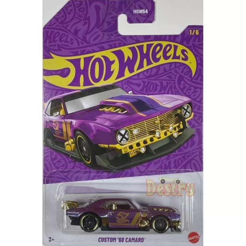Hot Wheels Custom '68 Camaro #1 2025 Pearl & Chrome 57th Anniversary