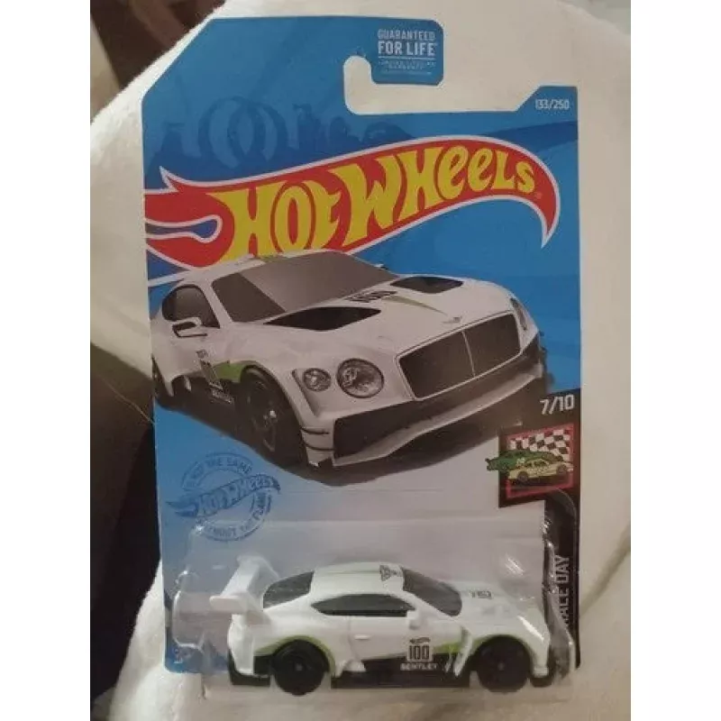Hot Wheels HW Race Day 7/10 2018 Bentley Continental GT3 133/250 White