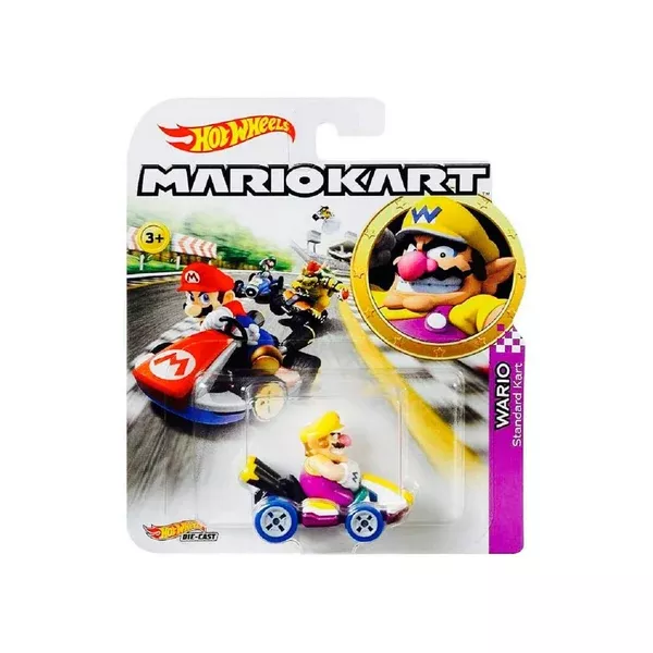 Hot Wheels Mario Kart Wario Standard Kart
