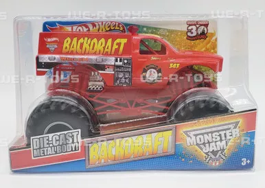 Hot Wheels Monster Jam Backdraft 2010 Mattel Vehicle No W3361 NRFB