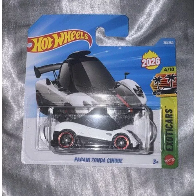 hot wheels pagani zonda cinque short card