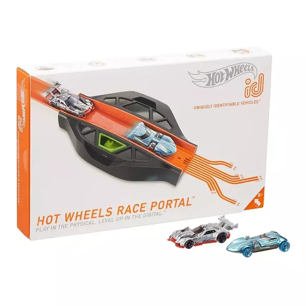 Hot Wheels Race Portal With Two Race Cars Set