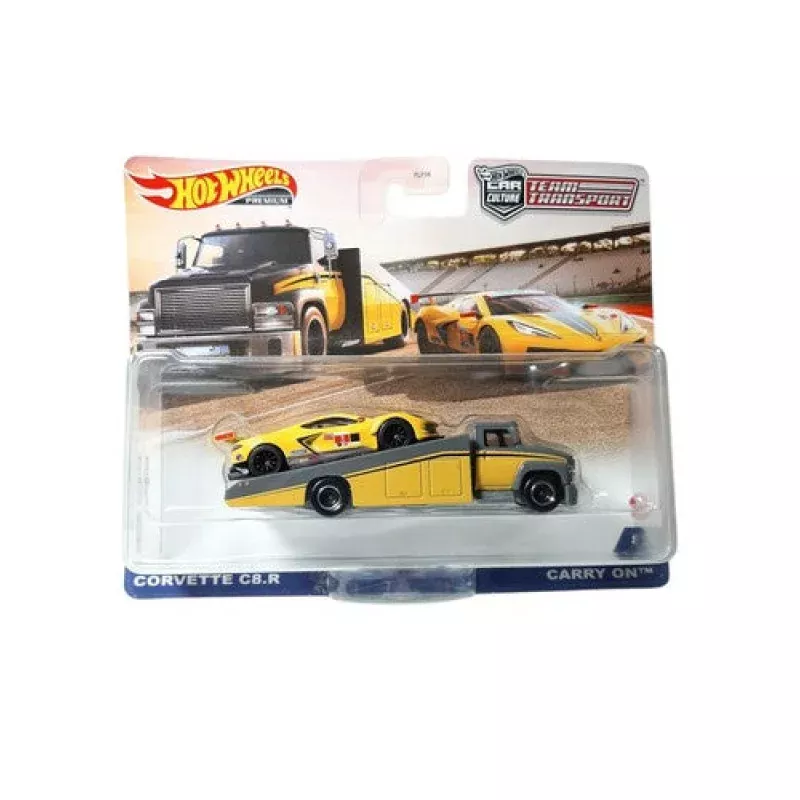 hot wheels team transport corvette c8.r carry on #36