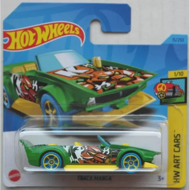Hot Wheels Track Manga Green/Yellow HW Art Cars