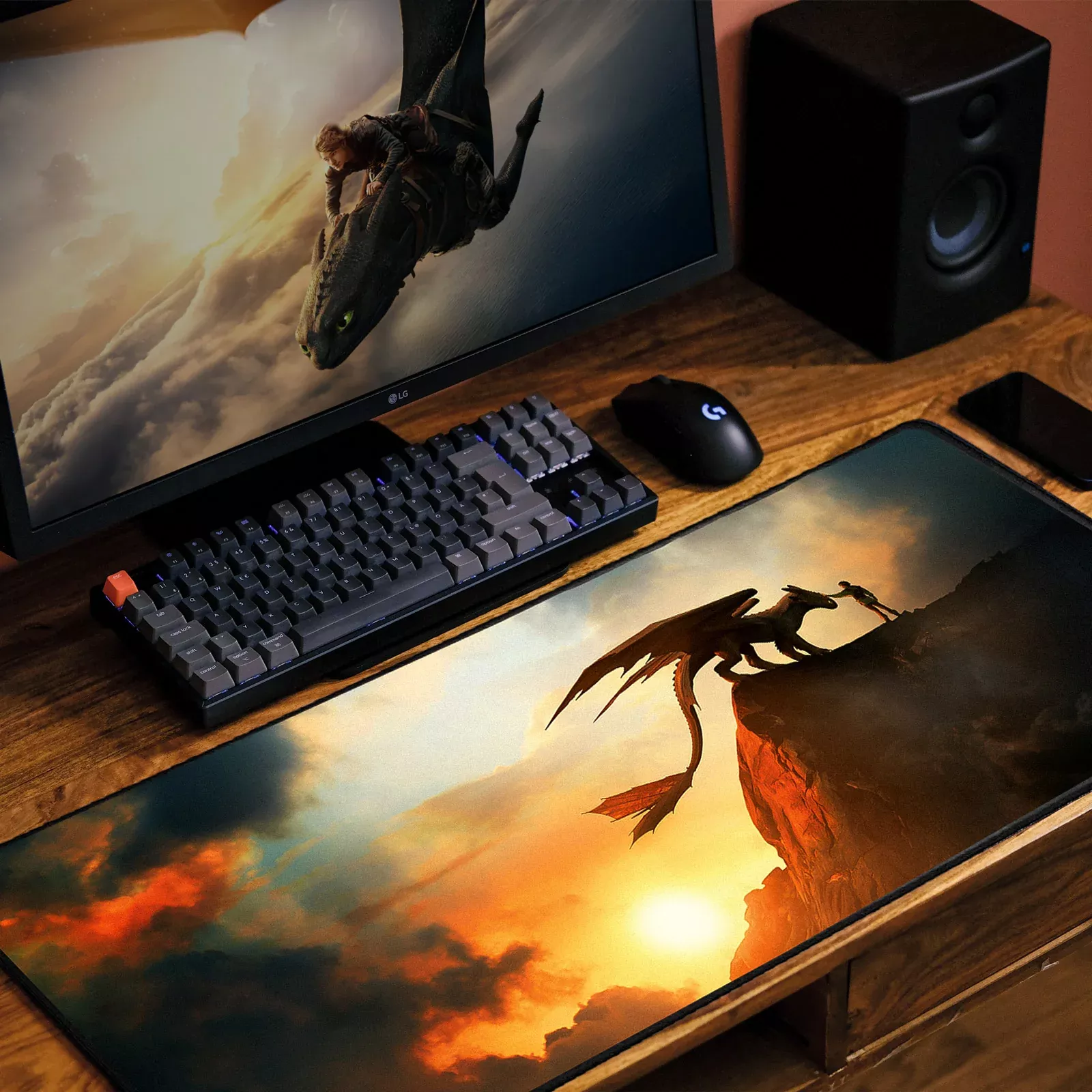 How to Train Your Dragon - Poster Mouse Pad