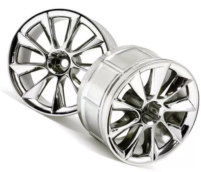 HPI Racing 33463 LP32 Wheel ATG RS8 Chrome (2) Sprint 2 / Nitro 3