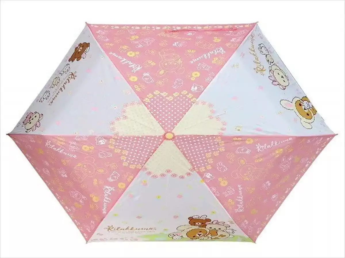 J'S PLANNING Rilakkuma Folding Umbrella 'Flower'