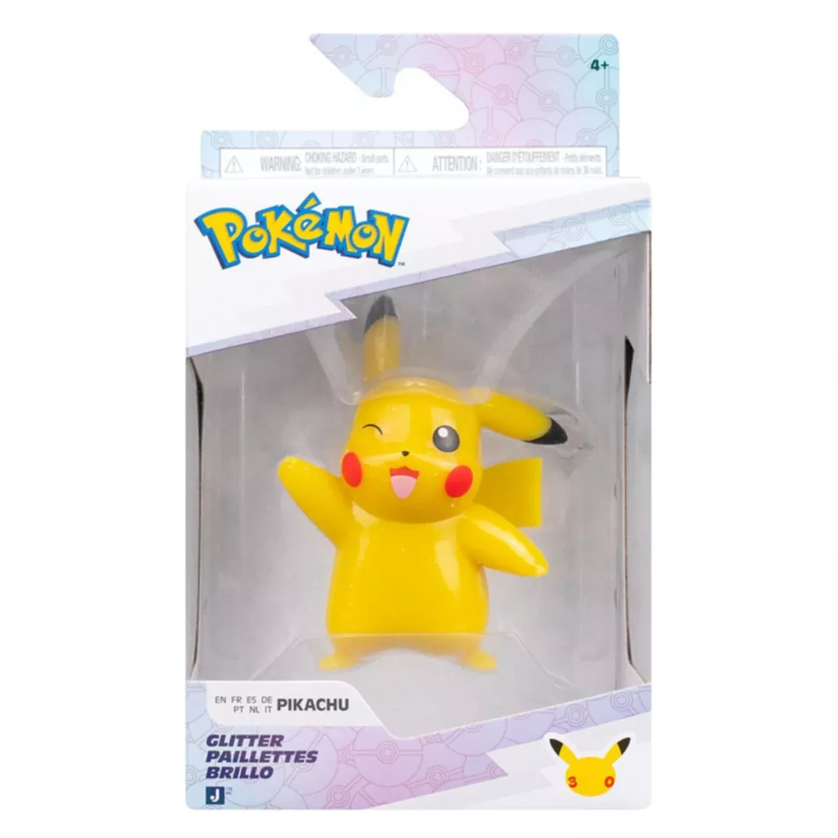 Jazwares Pokemon Glitter Battle Fig Pikachu Figure