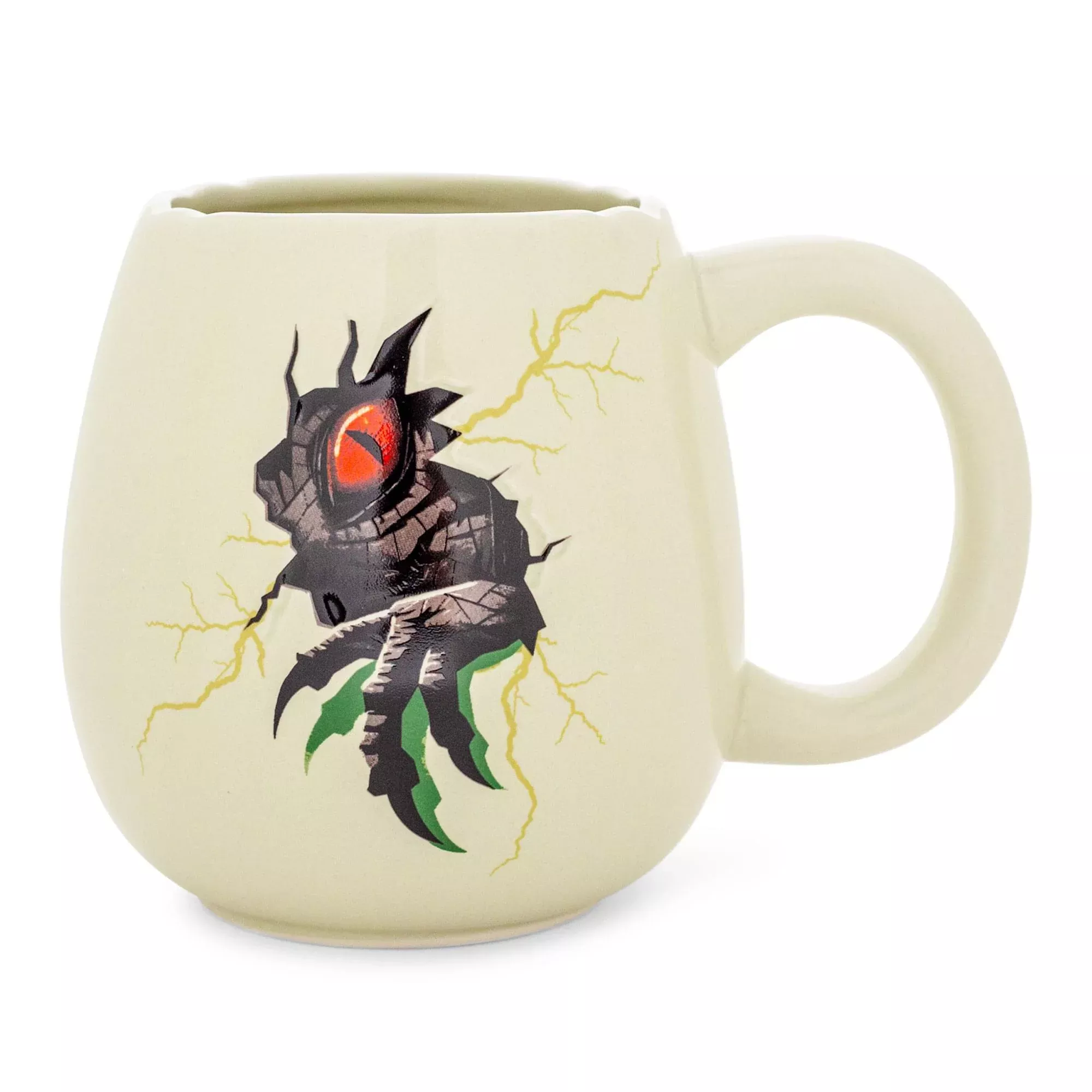 Jurassic Park Raptor Hatching Sculpted Ceramic Mug | Holds 20 Ounces