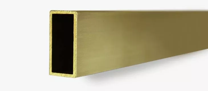 K&S Engineering 8266 5/32"x5/16"x12 Rectangle Brass Tube with .014 Wall