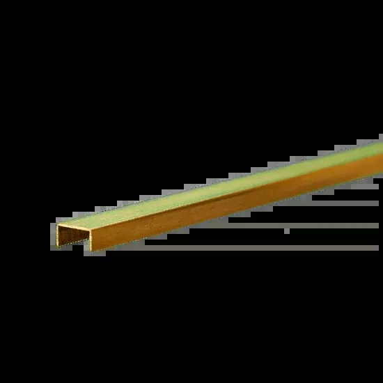 K & S Precision Metals #9887 - 1/4"(6.35mm) Brass Channel