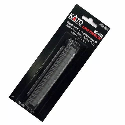 Kato 20-462 N Scale 124mm (4 7/8") Deck Plate Girder Bridge Gray
