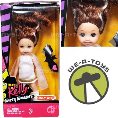 Kelly Merry Monsters Miranda as The Bride of Frankenstein Barbie Doll Mattel