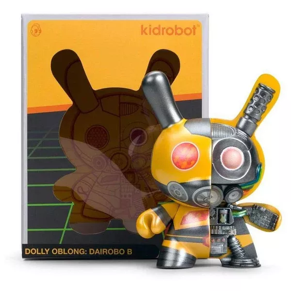 Kidrobot Dolly Oblong 5 Inch Diarobo Bee Dunny Figure