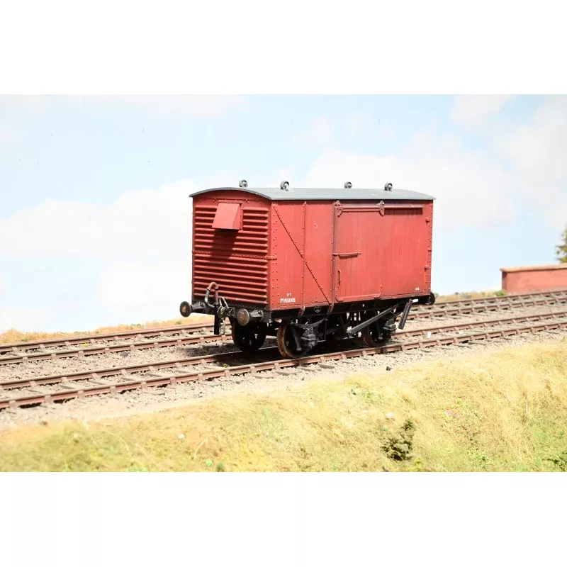 Kit Built O Gauge BR 12T Van BR Bauxite No.M155005 - Unboxed