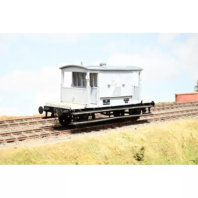 Kit Built O Gauge BR 20T Brake Van BR Grey No.B951108 - Unboxed