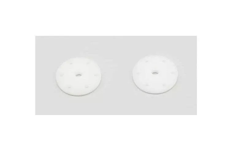 Kyosho IF347-136 Big Shock Piston White 1.3 x 6 Hole (2) Inferno MP9 / ST-R