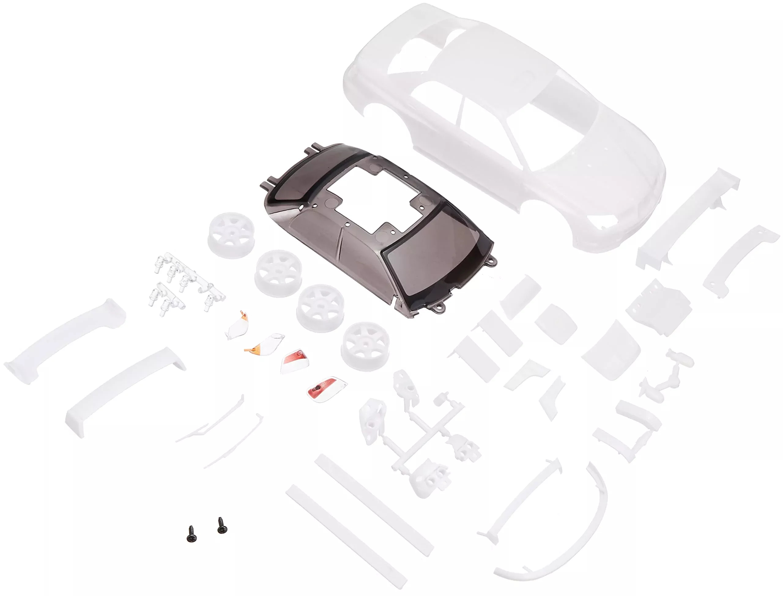 KYOSHO - Mzn205 Impreza Wrx Sti White Body Set With Wheel