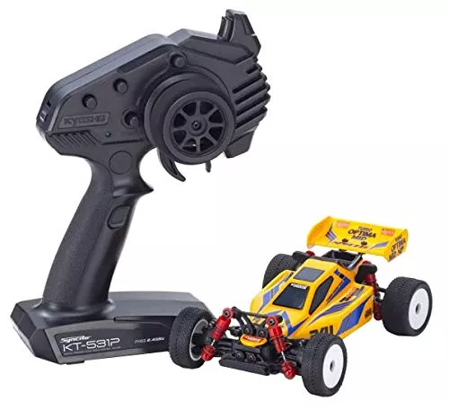 KYOSHO Rc Model Car Ready Set Mini-Z Buggy Turbo Optima Mid Special Yellow 32092Y