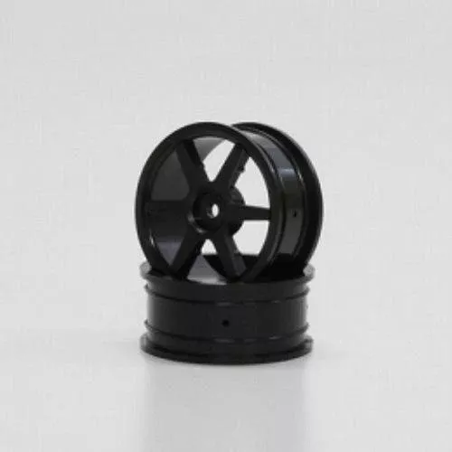 Kyosho VZH001BK 24mm 6-Spoke Wheel Black