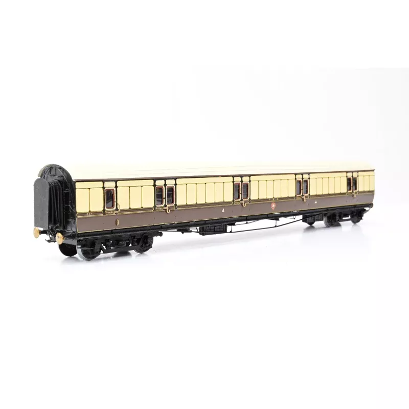 Lawrence Scale Models Kit Built EM Gauge GWR 70ft Stowage Van No.824