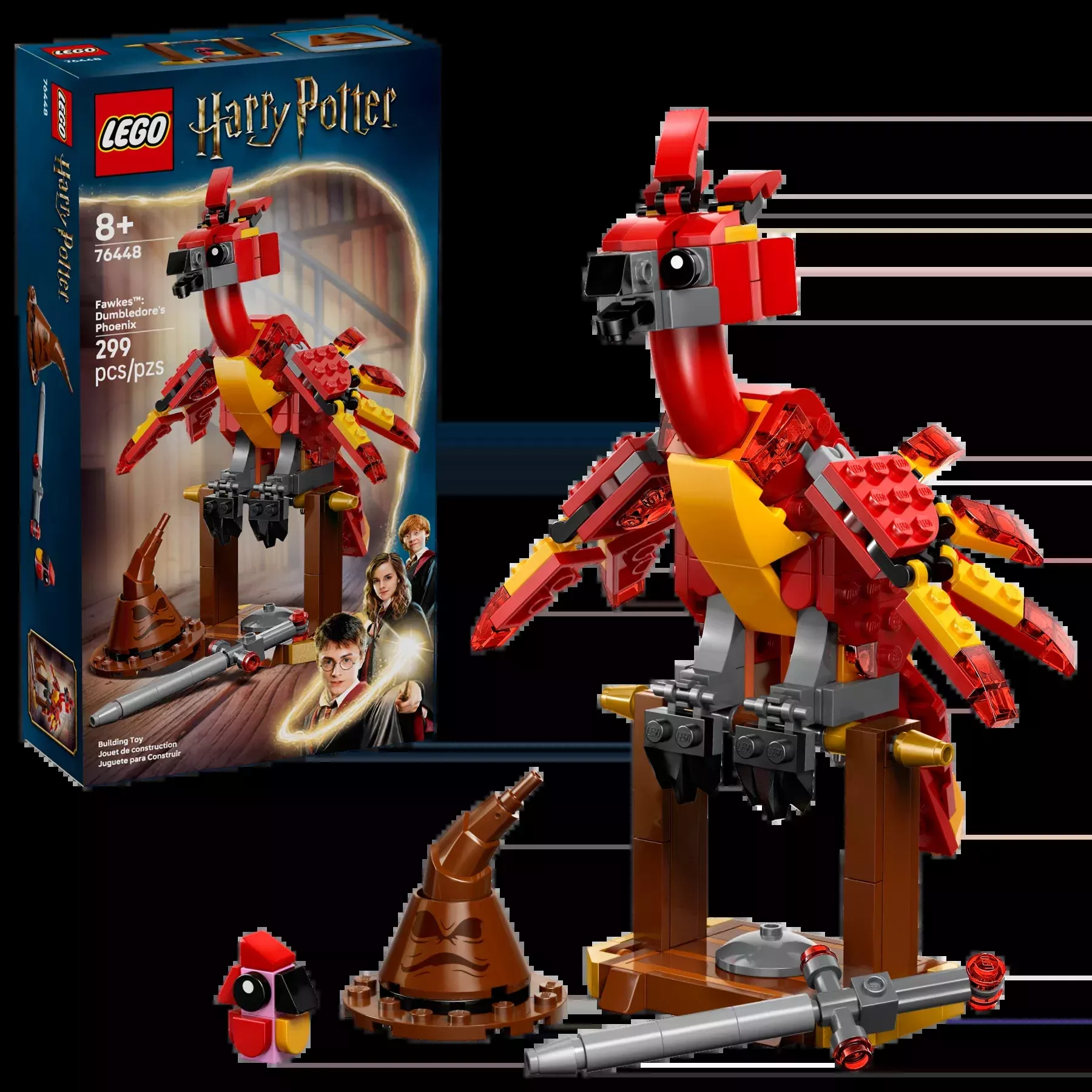 LEGO Harry Potter™ 76448 Fawkes™: Dumbledore’s Phoenix