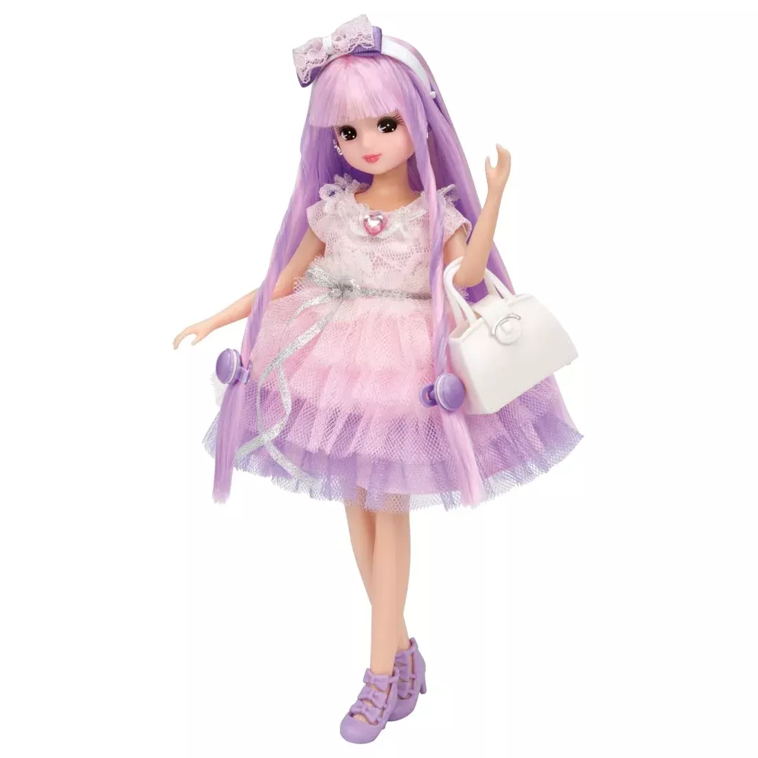 Licca-Chan Dress Niji Kyunkar Dress Set Pinky Coordination >