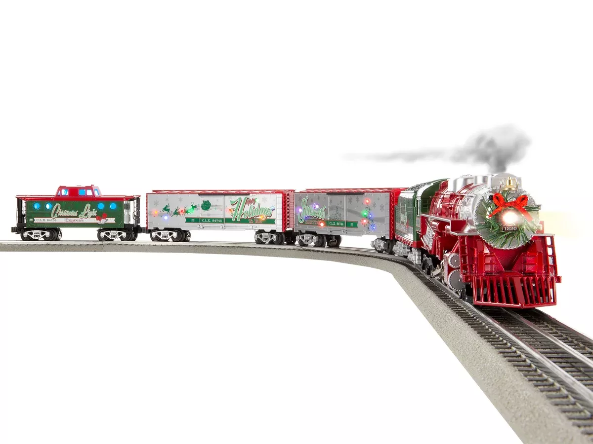 Lionel 2123100 O Gauge Christmas Light Express Train Set with Bluetooth 5.0