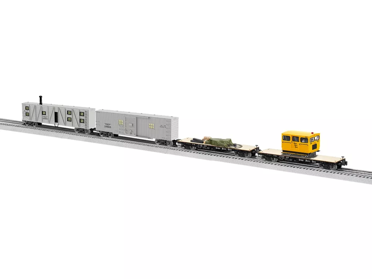 Lionel 2126490 O Gauge Nickel Plate Road NKP Work Train Expansion Pack