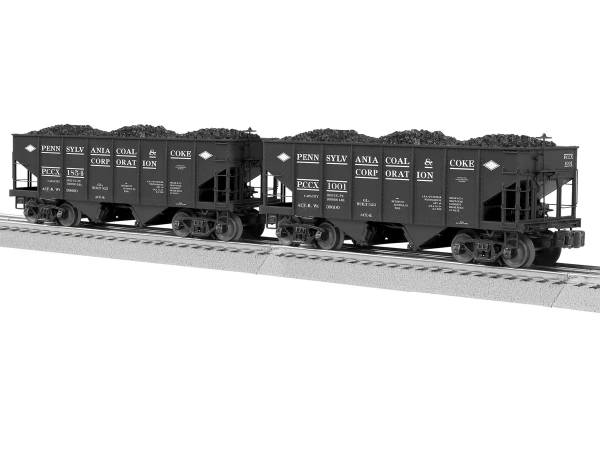 Lionel 2226950 O Scale GLa 2 Bay Open Coal Hopper Penna Coal and Coke PCCX BTO