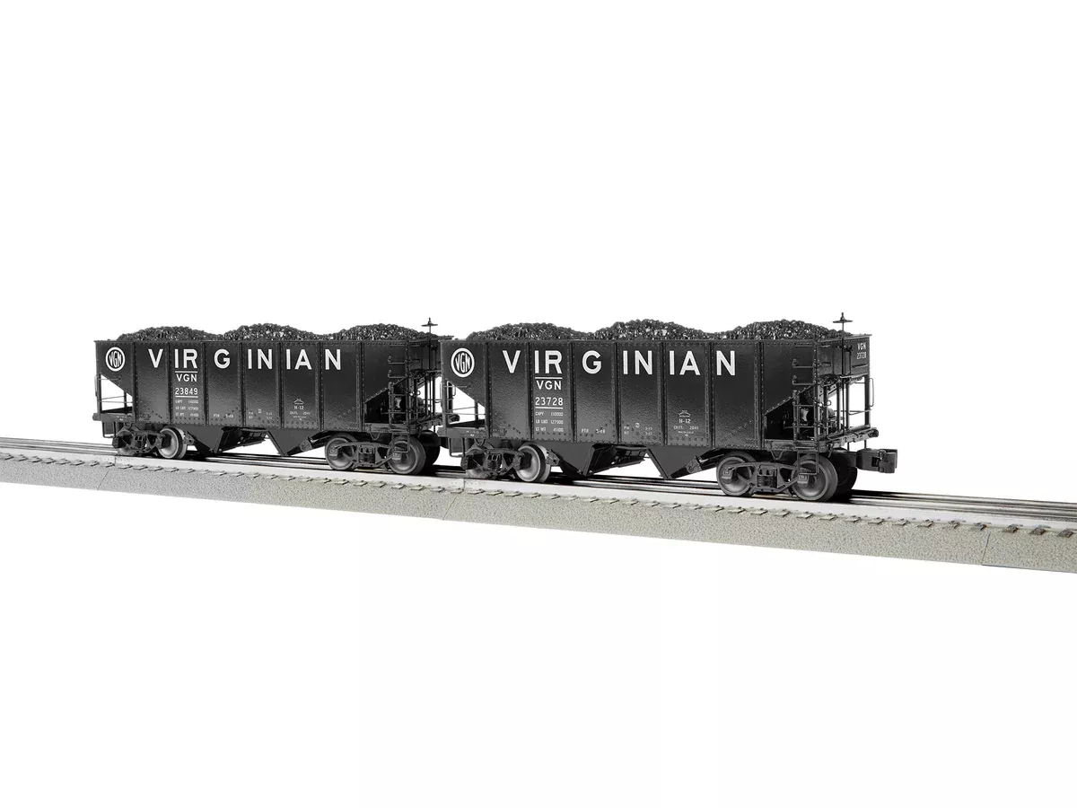 Lionel 2226960 O Scale 2 Bay Open Coal Hopper Virginian VGN BTO