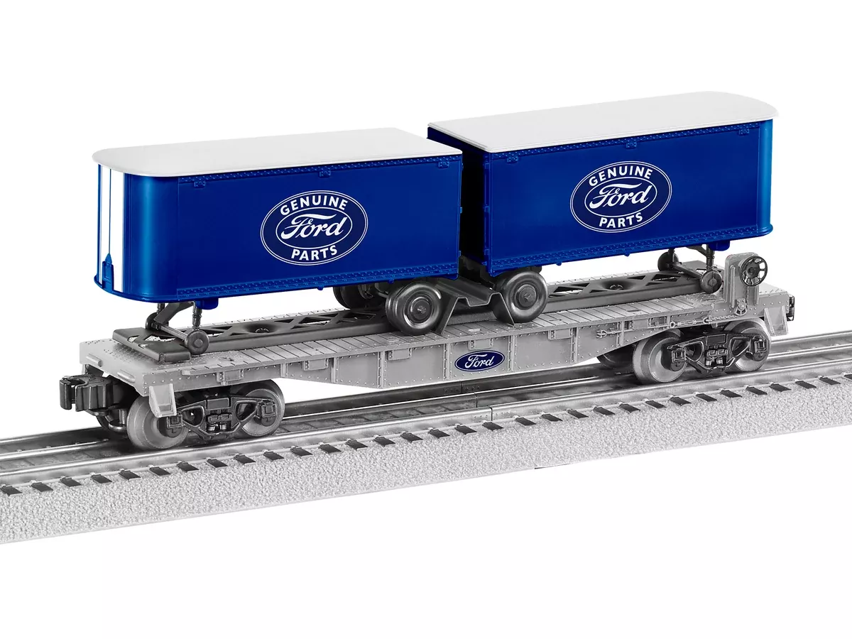 Lionel 2228470 O Gauge Ford Flatcar with Piggyback Trailers