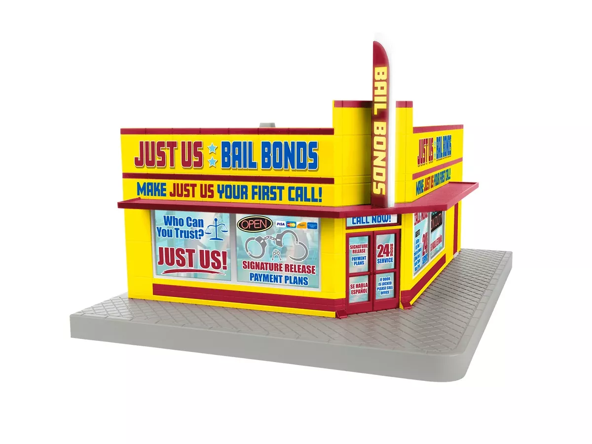 Lionel 2229170 O Gauge Bail Bonds Building