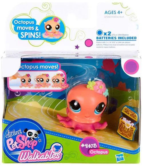 Littlest Pet Shop Walkables Octopus Figure #2473