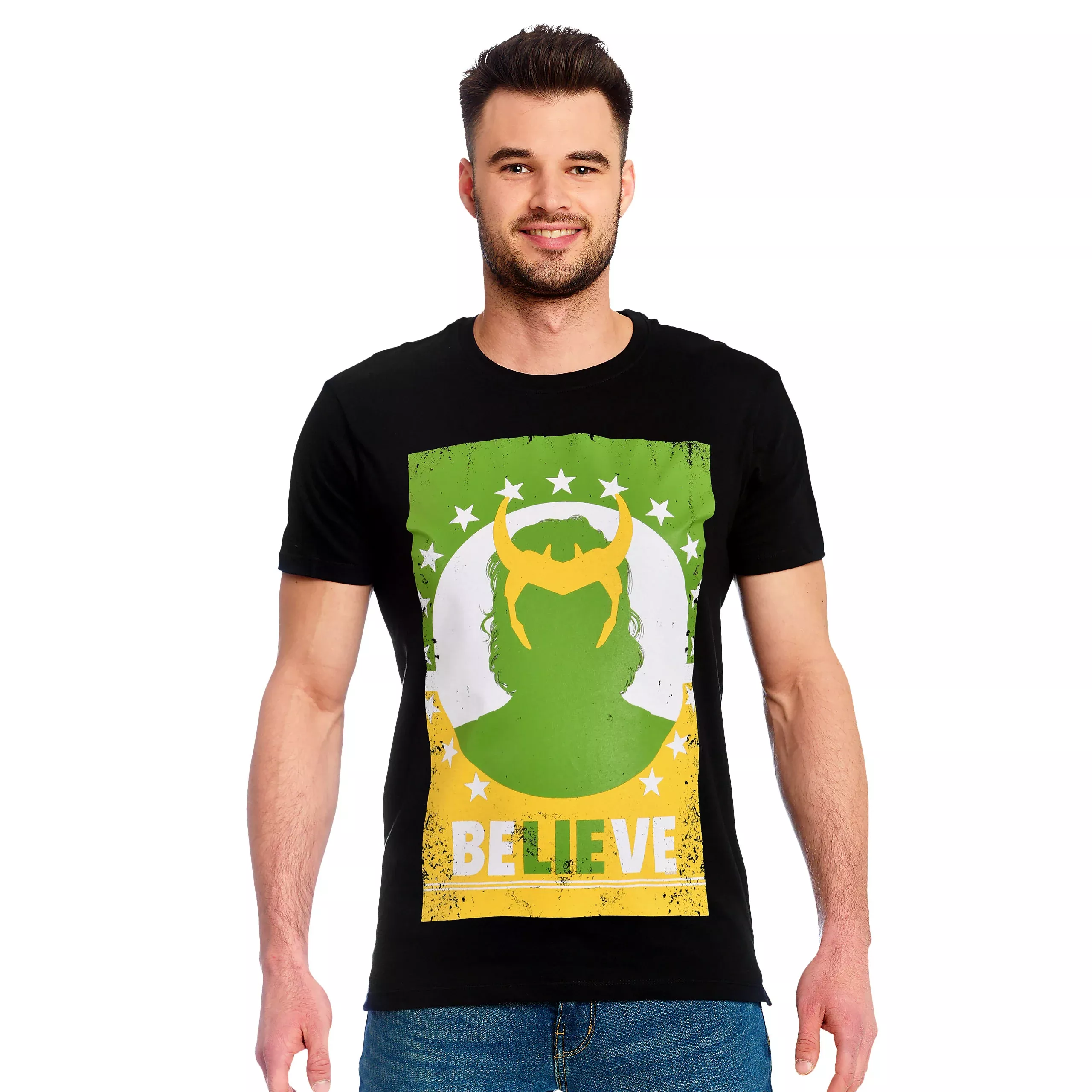 Loki - Believe Lie Poster T-Shirt Black