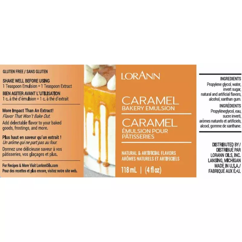Lorann Caramel Emulsion Flavoring