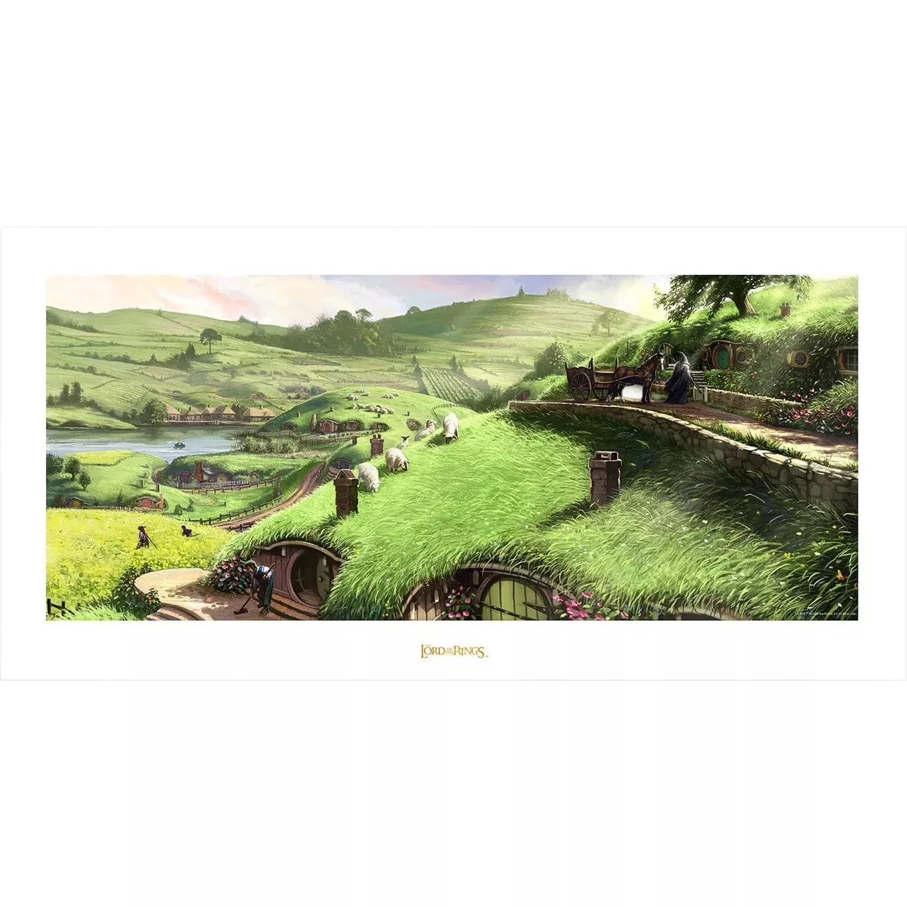 The Lord of the Rings - The Shire Art Print