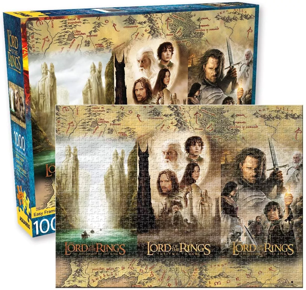 The Lord of the Rings Triptych 1000 Piece Jigsaw Puzzle