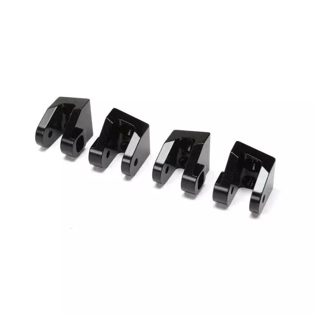 Losi LOS314006 Lower 4-link Mount Set Aluminum, Black(4): Mini LMT