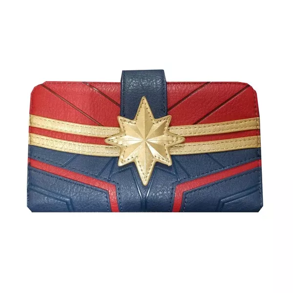 Loungefly Captain Marvel Debossed Suit Wallet