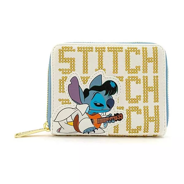 Loungefly Disney Elvis Stitch Cosplay Zip Around Wallet