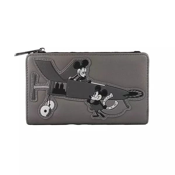 Loungefly Disney Mickey Mouse Plane Crazy Mini Wallet